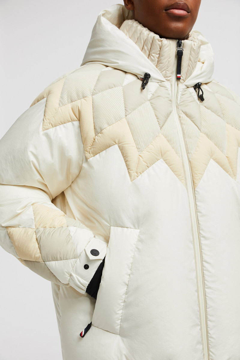 Frasdorf Patchwork-Quilted Short Down Jacket 6
