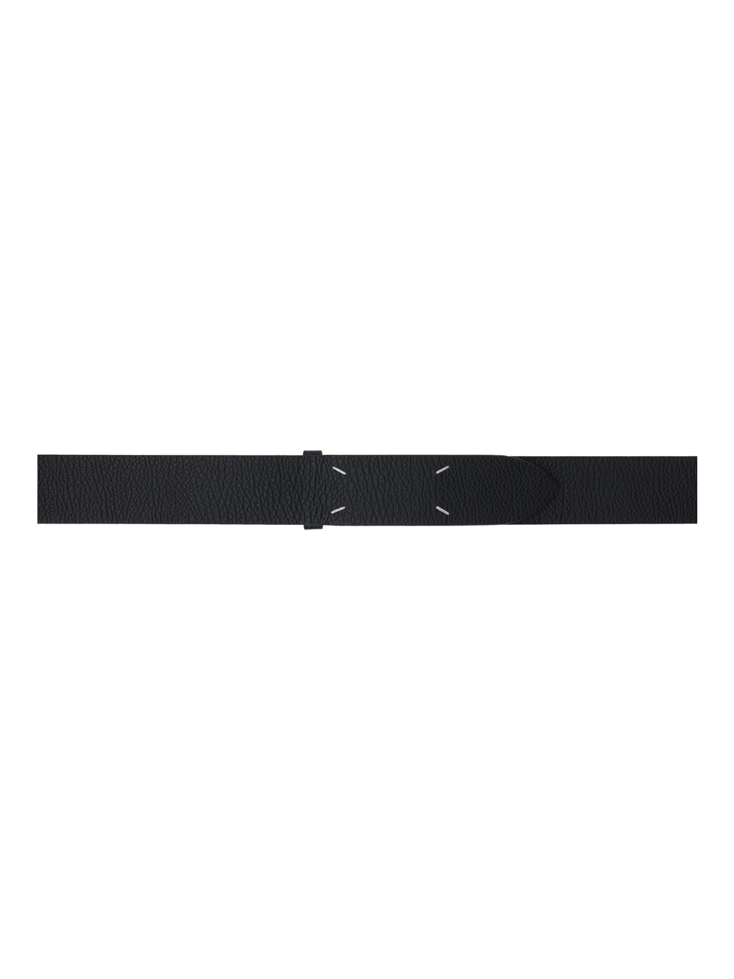 【送料&関税込】Maison Margiela Reversible Black Leather Bel Maison Margiela Black Leather Belt | REVERSIBLE