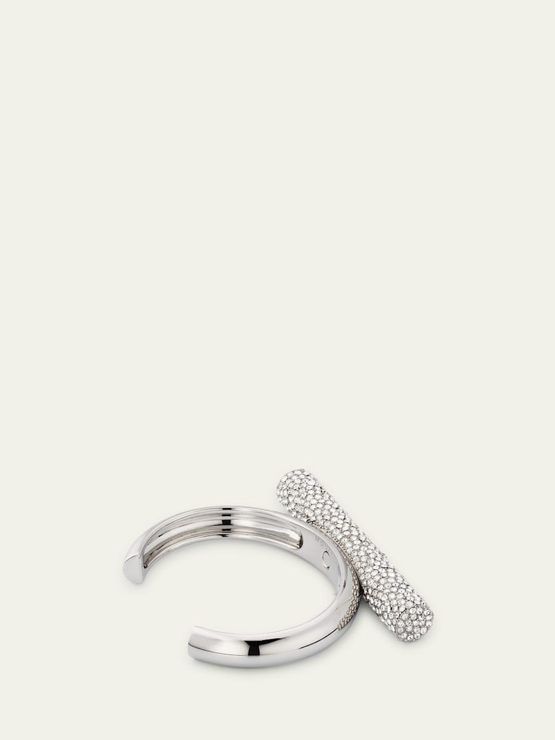 Alexander McQueen Crystal Cuff Bracelet outlook