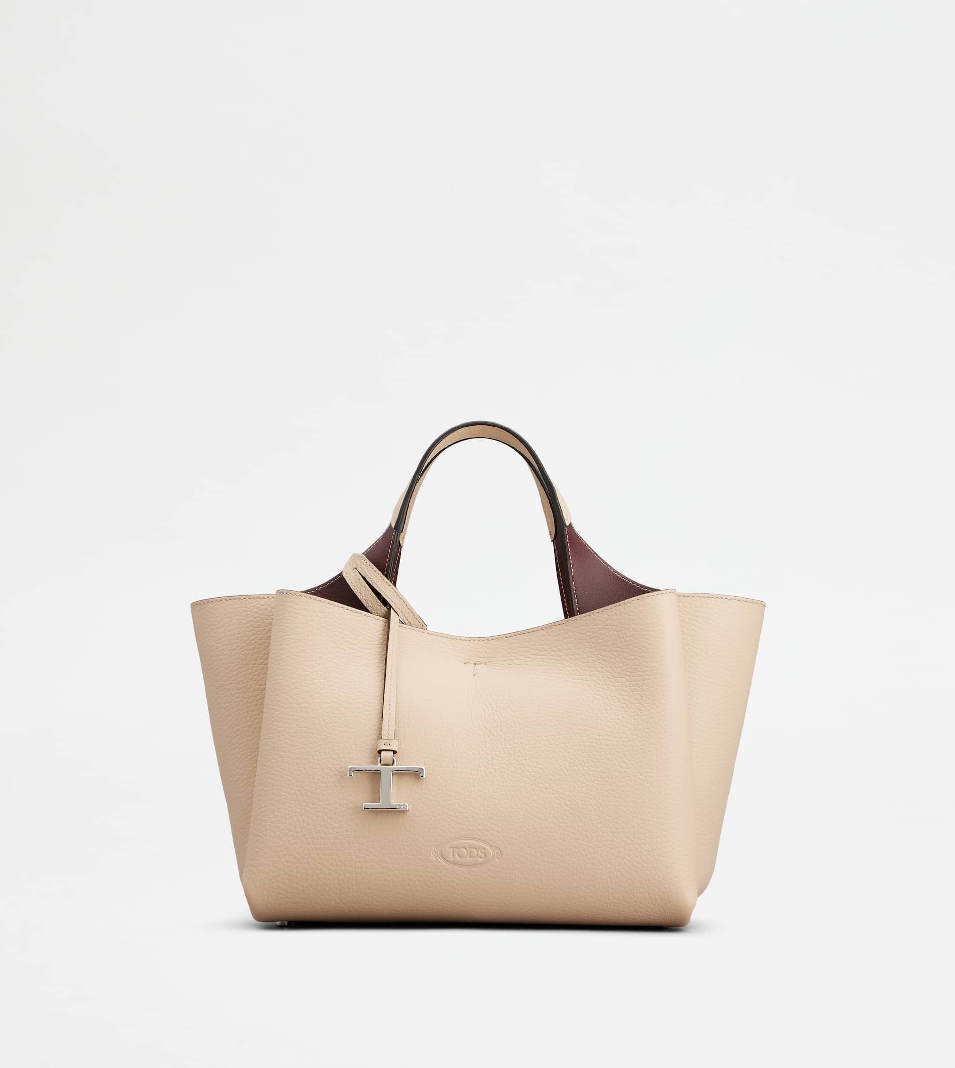 BAG IN LEATHER MINI - OFF WHITE - 1