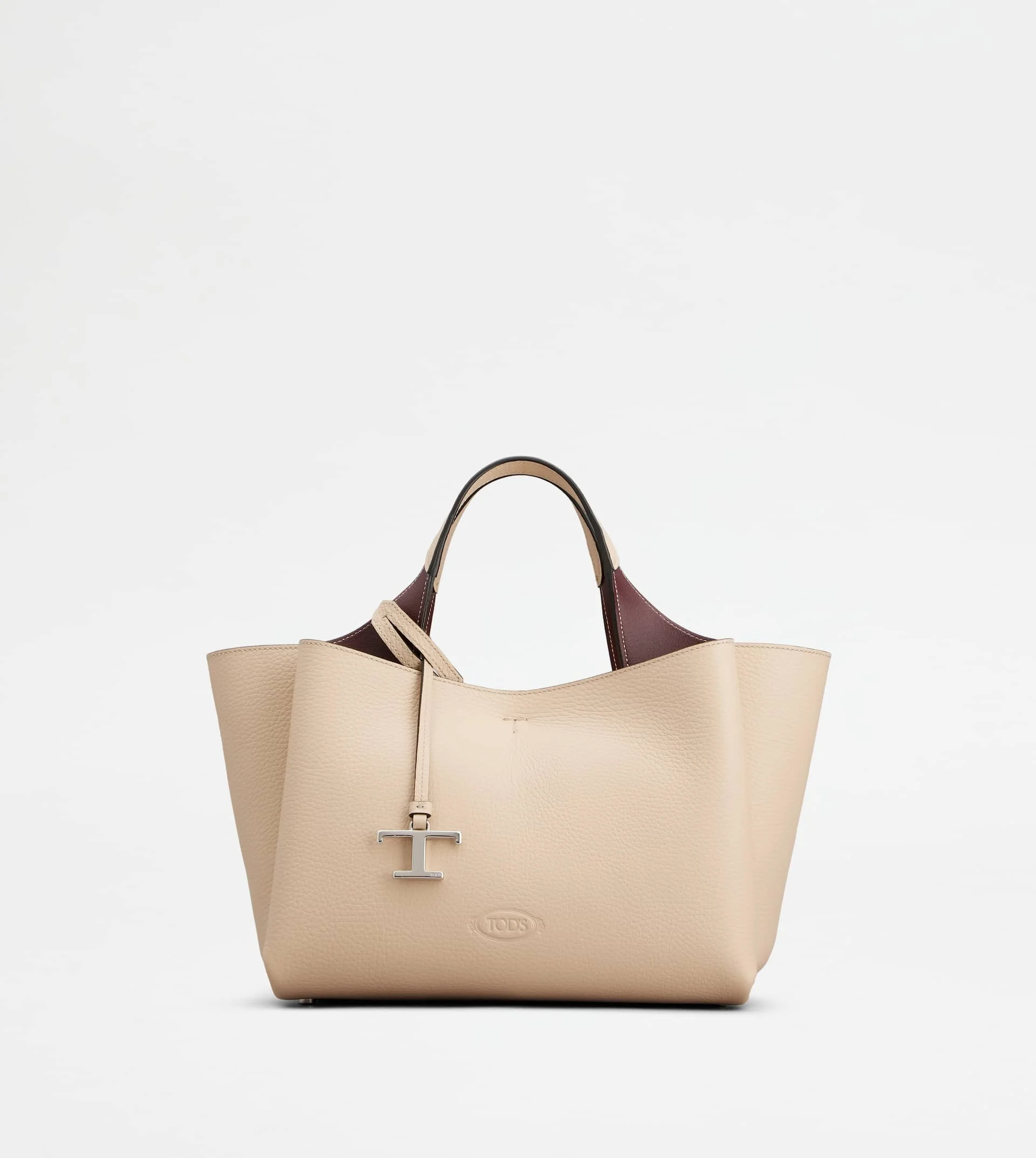 BAG IN LEATHER MINI - OFF WHITE - 1