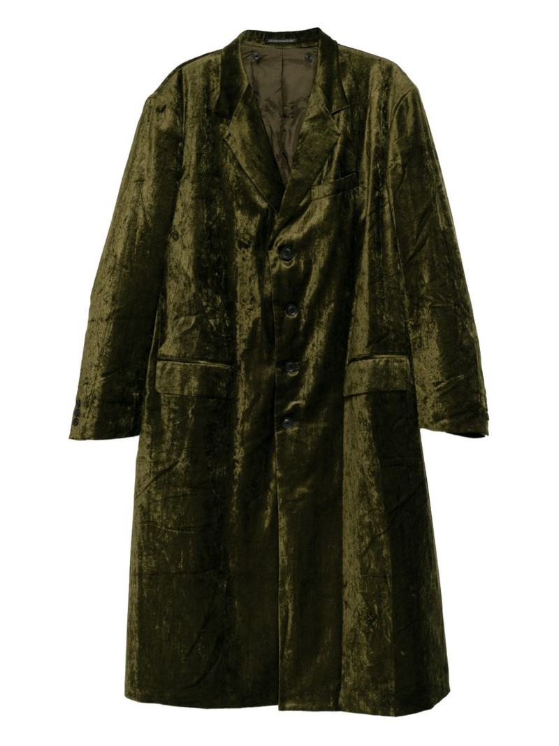 velvet tailored coat 1
