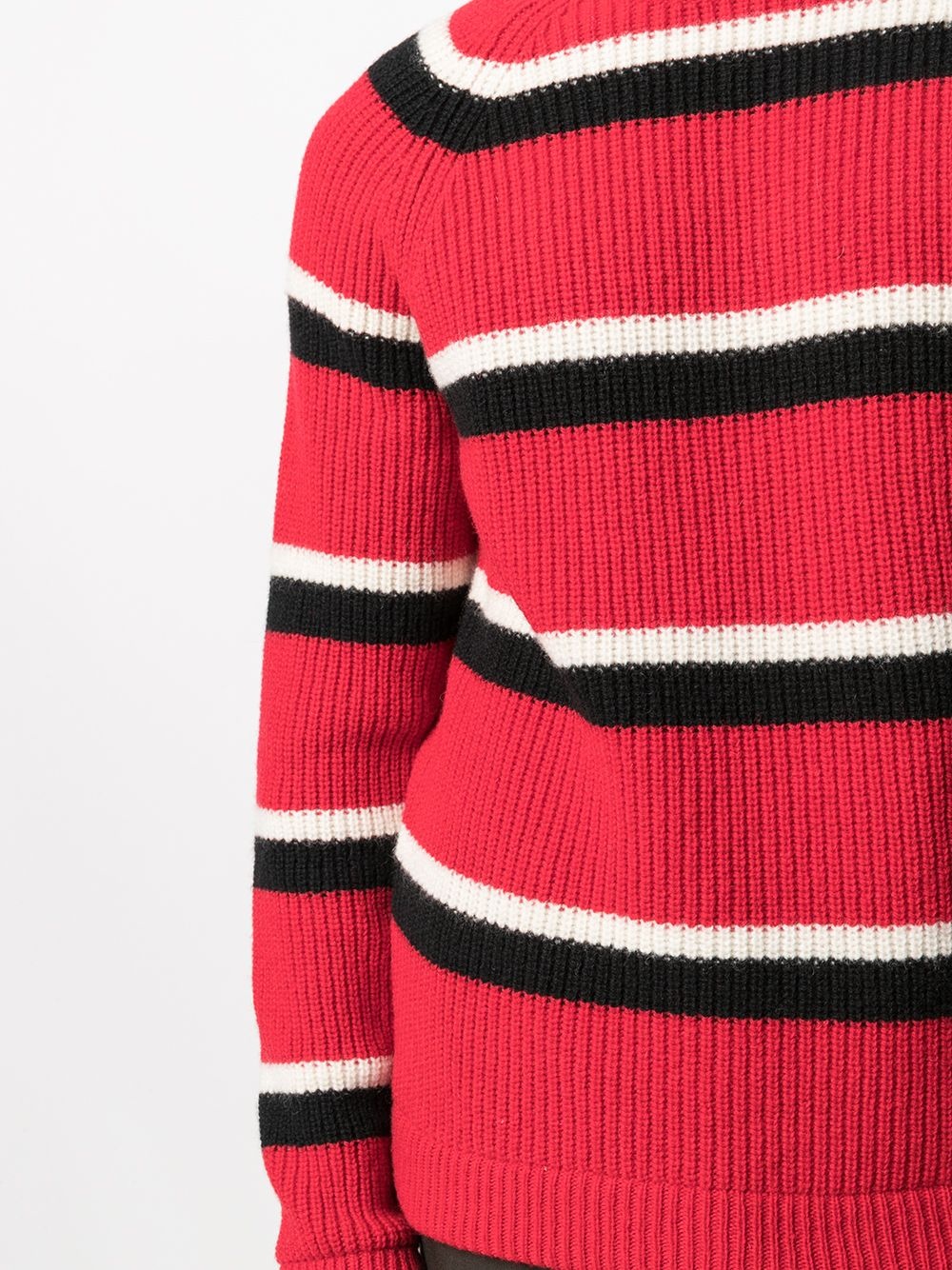 striped knitted jumper - 5