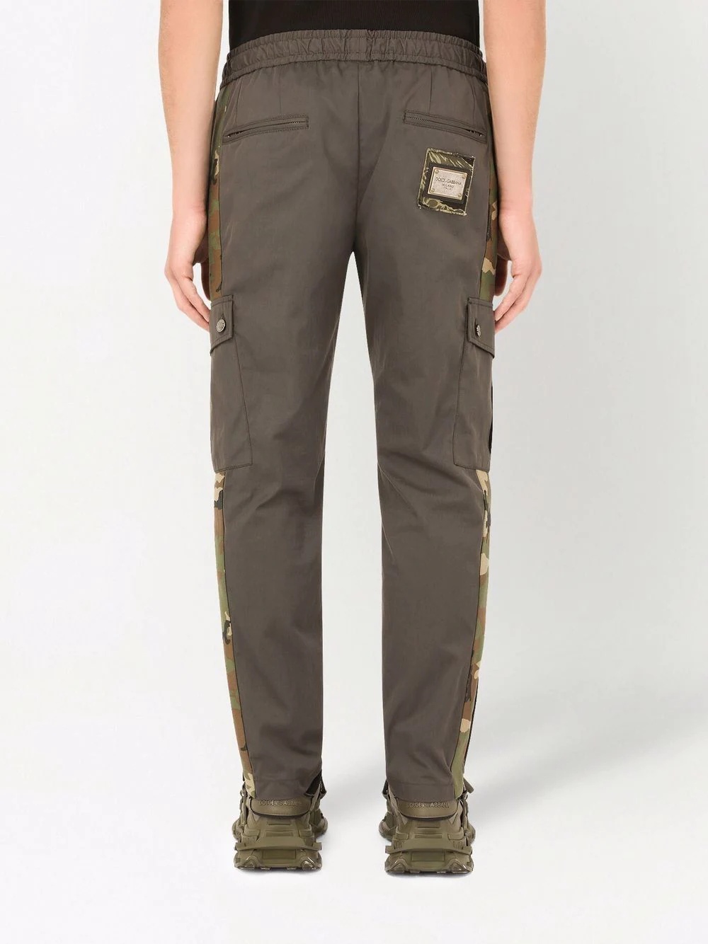 camouflage-print cargo trousers - 4