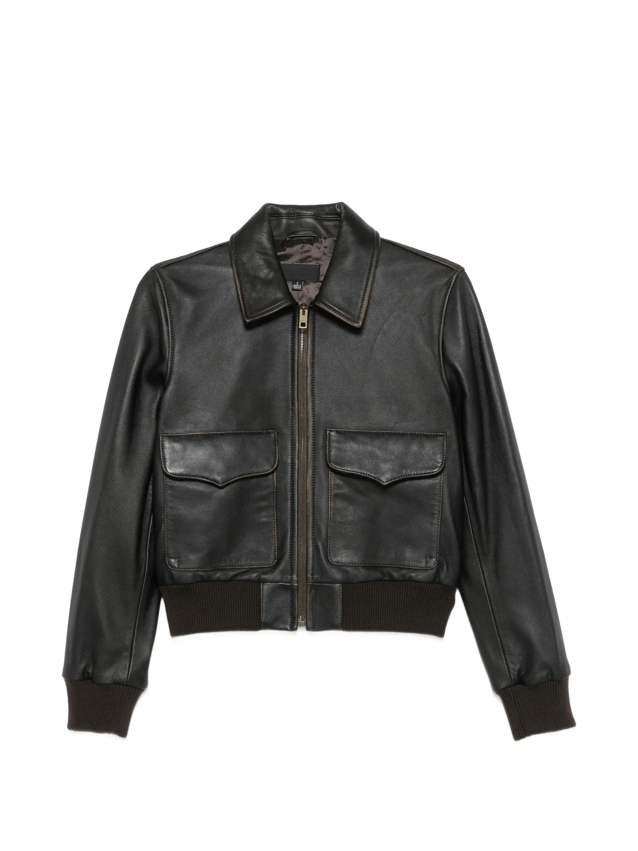 Nili Lotan Redley Zip-up Leather Jacket - 1