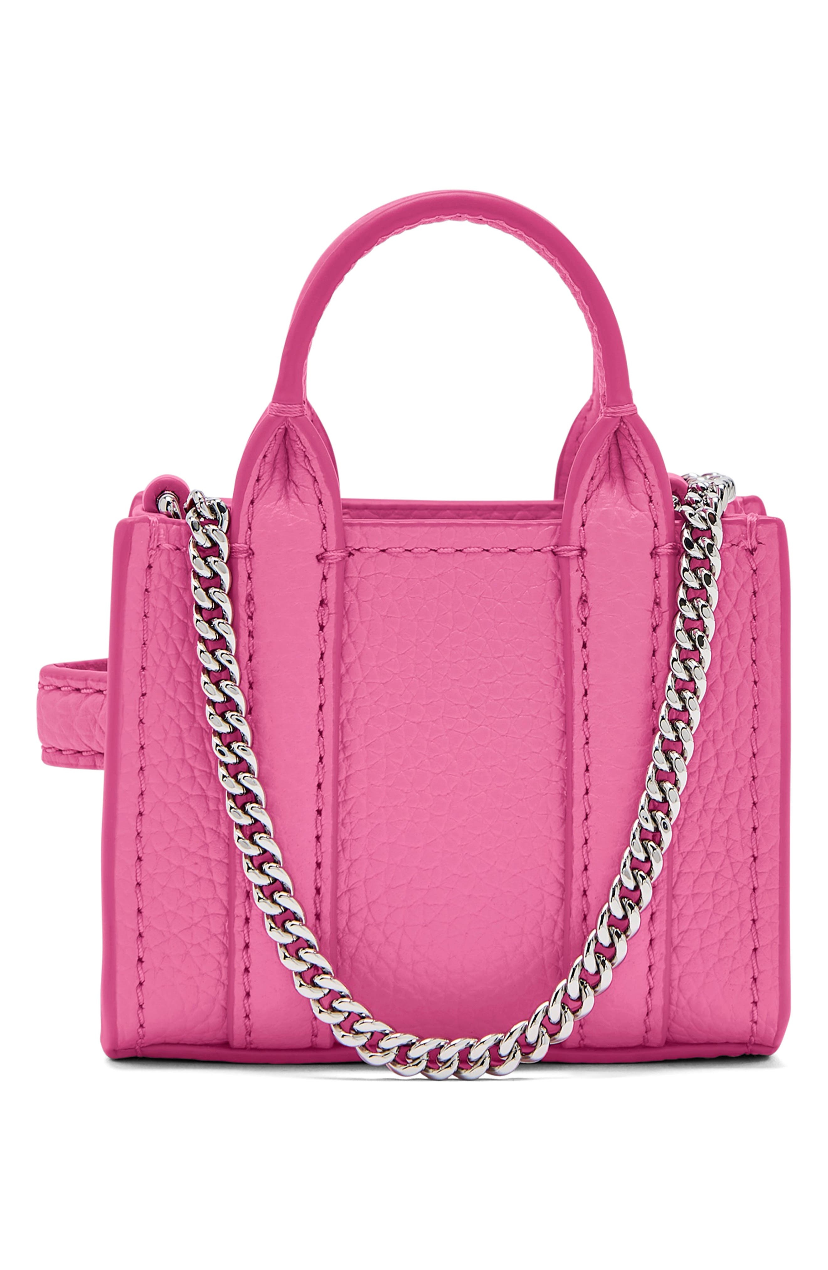 Marc Jacobs The Nano Tote Leather Crossbody Bag in Bow Pink at Nordstrom - 2