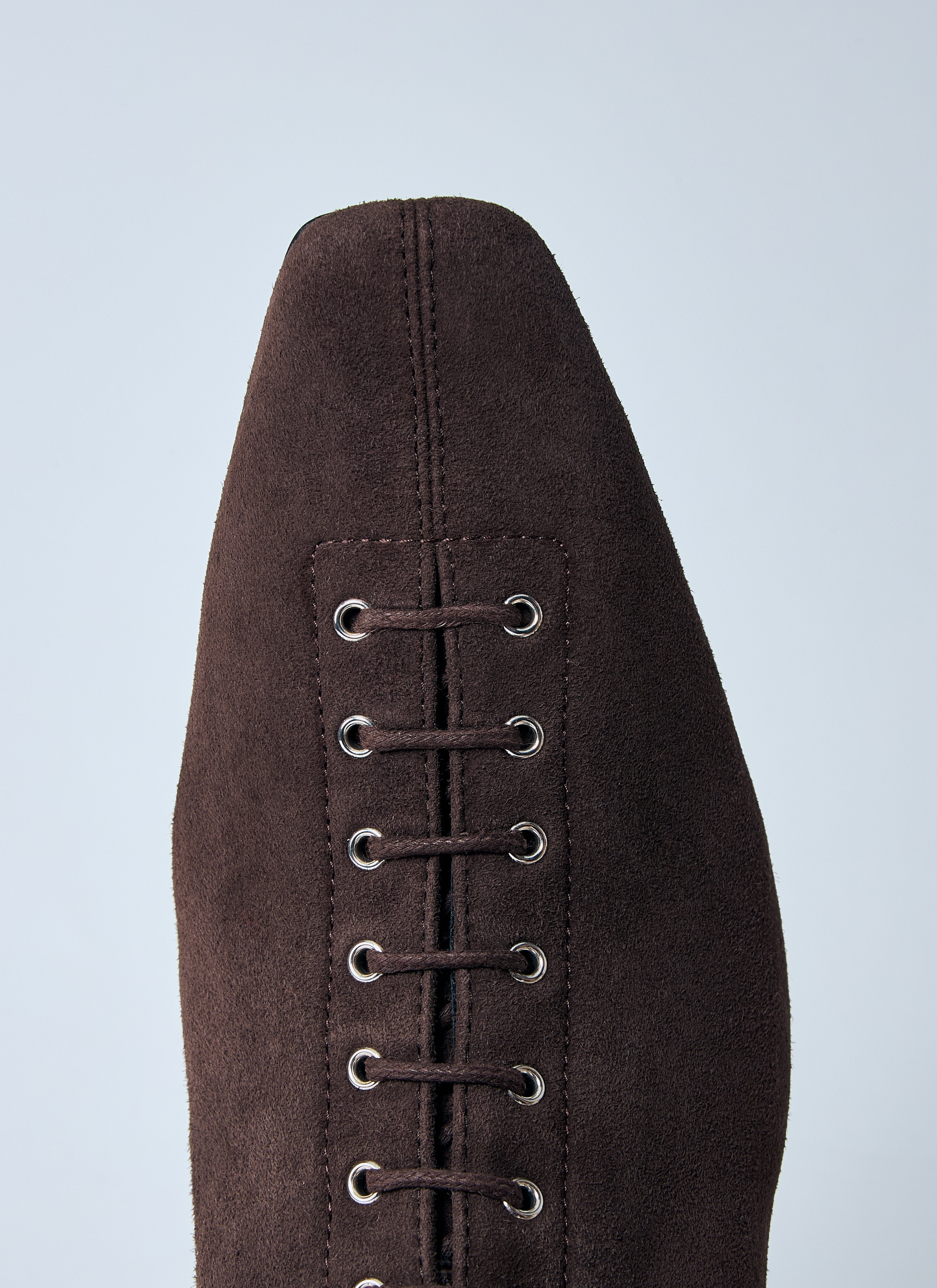 Toteme Women Suede Lace-Up Boots - 6
