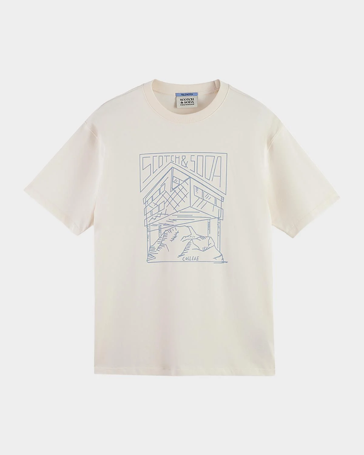 Men's Relaxed Fit Linework Logo T-Shirt - 1