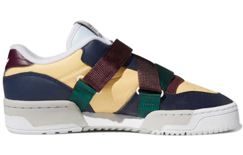 adidas (WMNS) adidas originals Rivalry Low W Strap 'Yellow Blue Green' FV4943 outlook