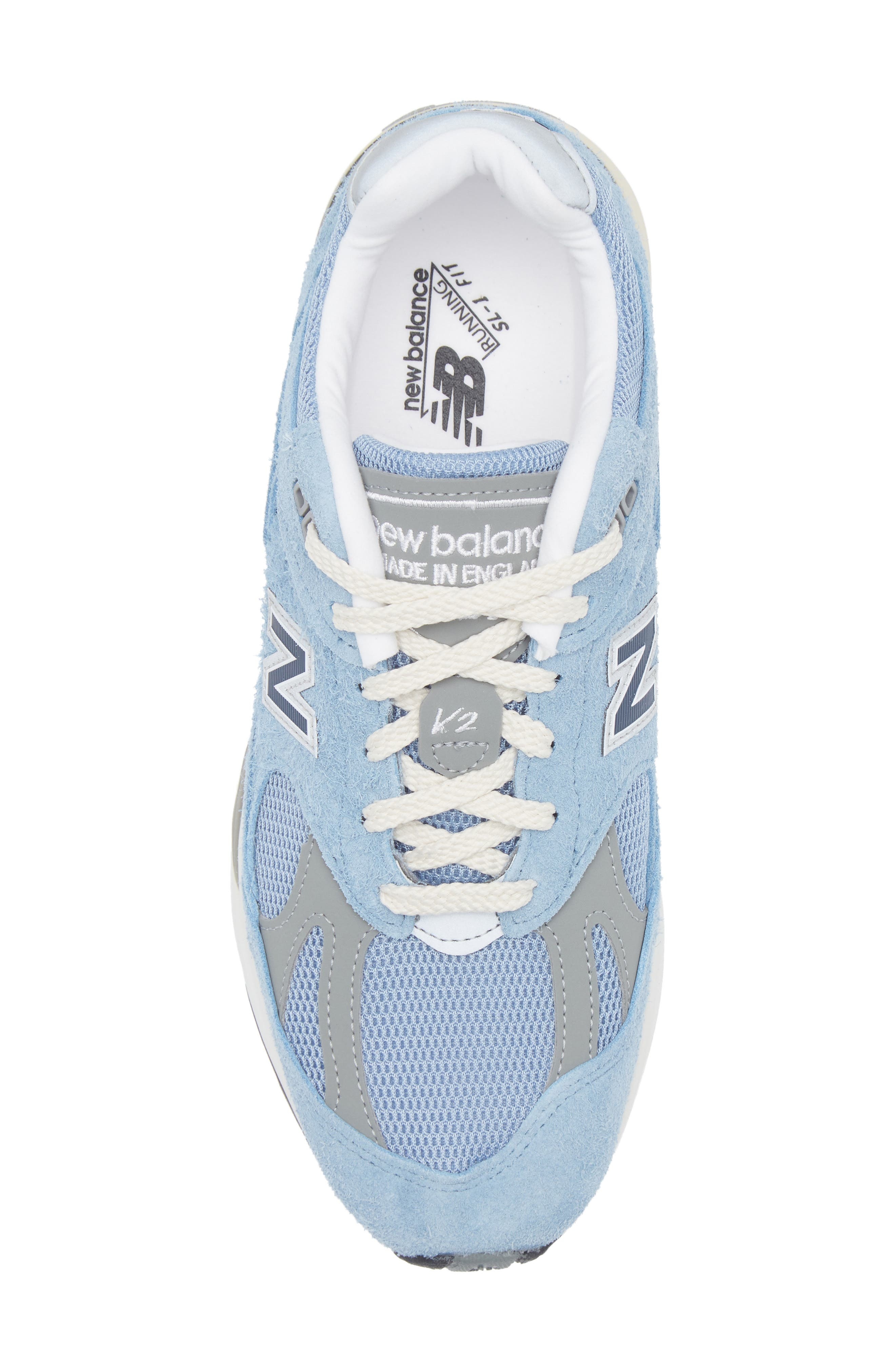 New Balance Gender Inclusive Made in UK 991 v2 Sneaker in Celestial Blue/Faded Denim at Nordstrom - 5