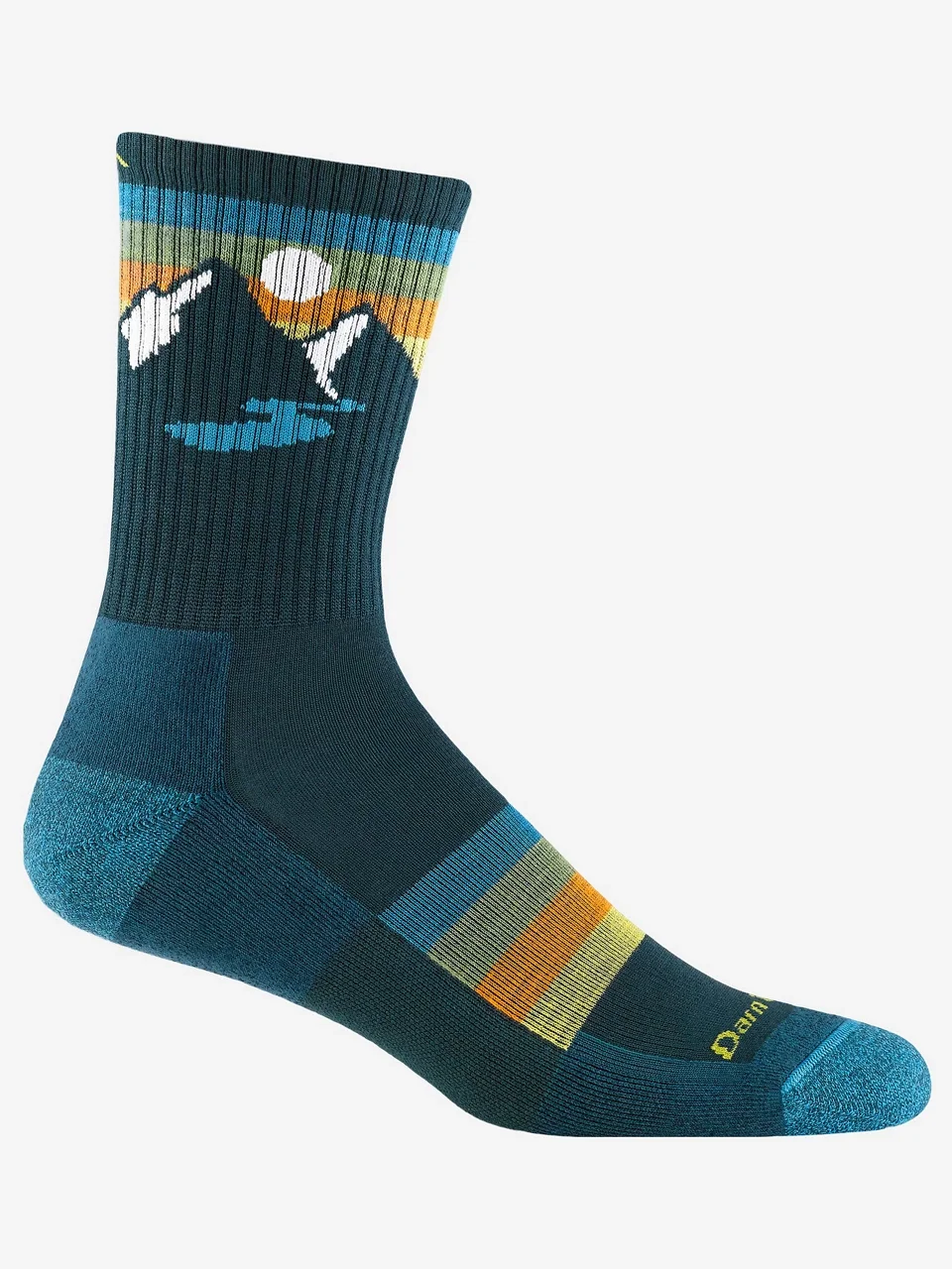 Darn Tough Men's Willoughby Micro Crew Lightweight with Cushion Hiking Socks - 1