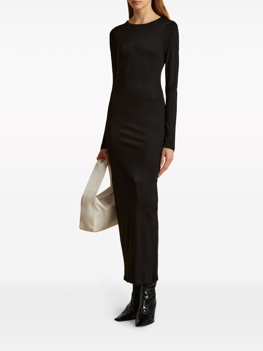 KHAITE The Bayra midi dress | farfetch | REVERSIBLE