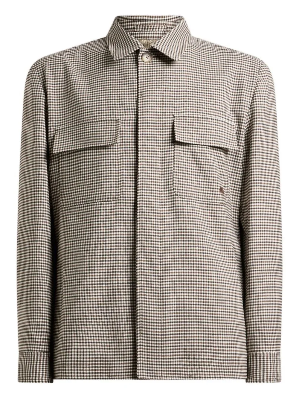 Pockets Shirt Jacket - 1