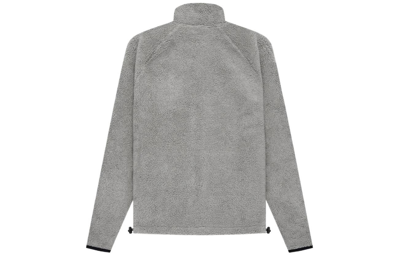 Fear of God Essentials SS22 Polar Fleece Full Zip Jacket Dark Oatmeal FOG-SS22-039 - 3
