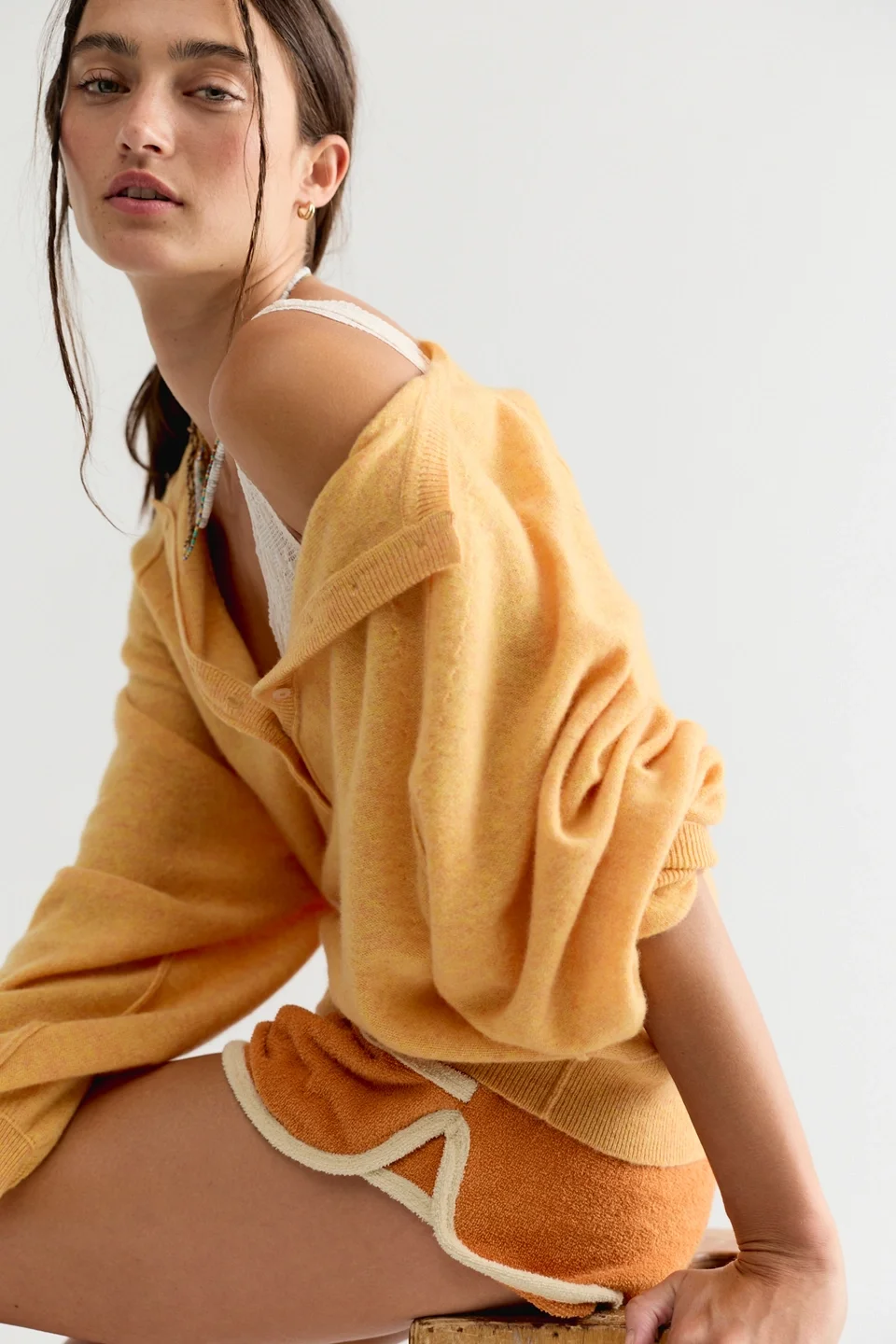 Porta Cashmere Henley Sweater - 1