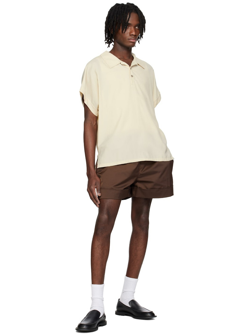 RECTO Beige Dolman Sleeve Polo outlook