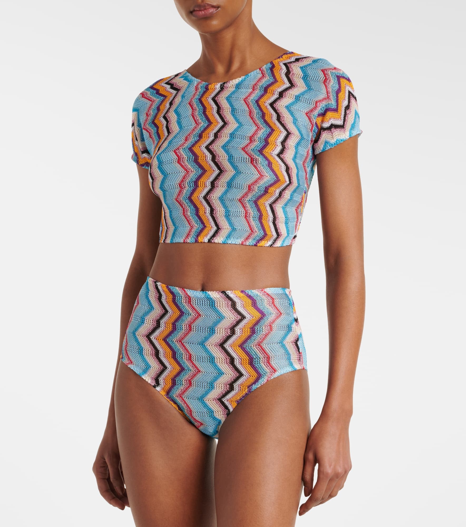 Zig Zag lamé bikini - 2