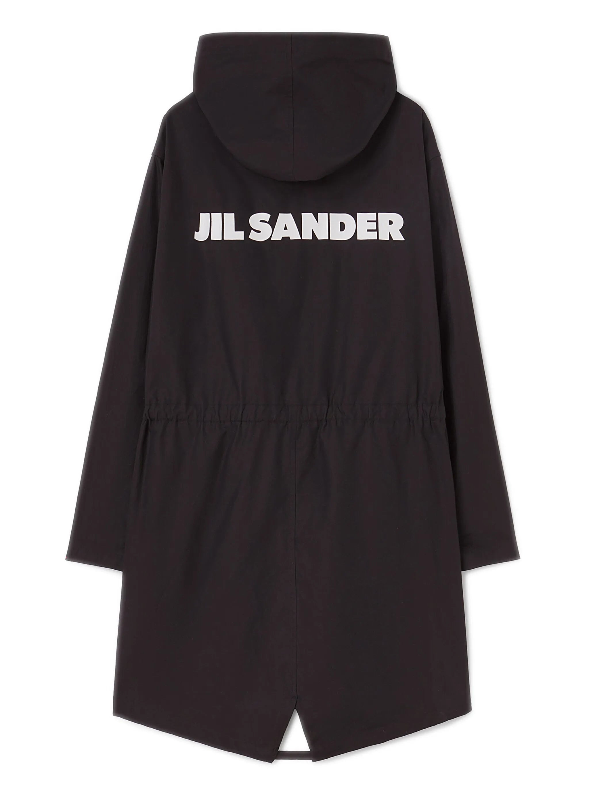 logo-print hooded parka - 5