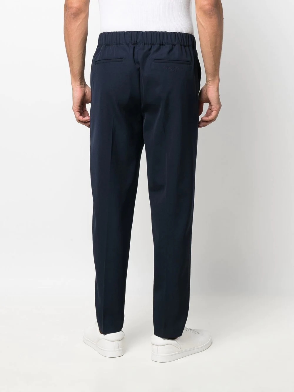 high-waisted tapered trousers - 4