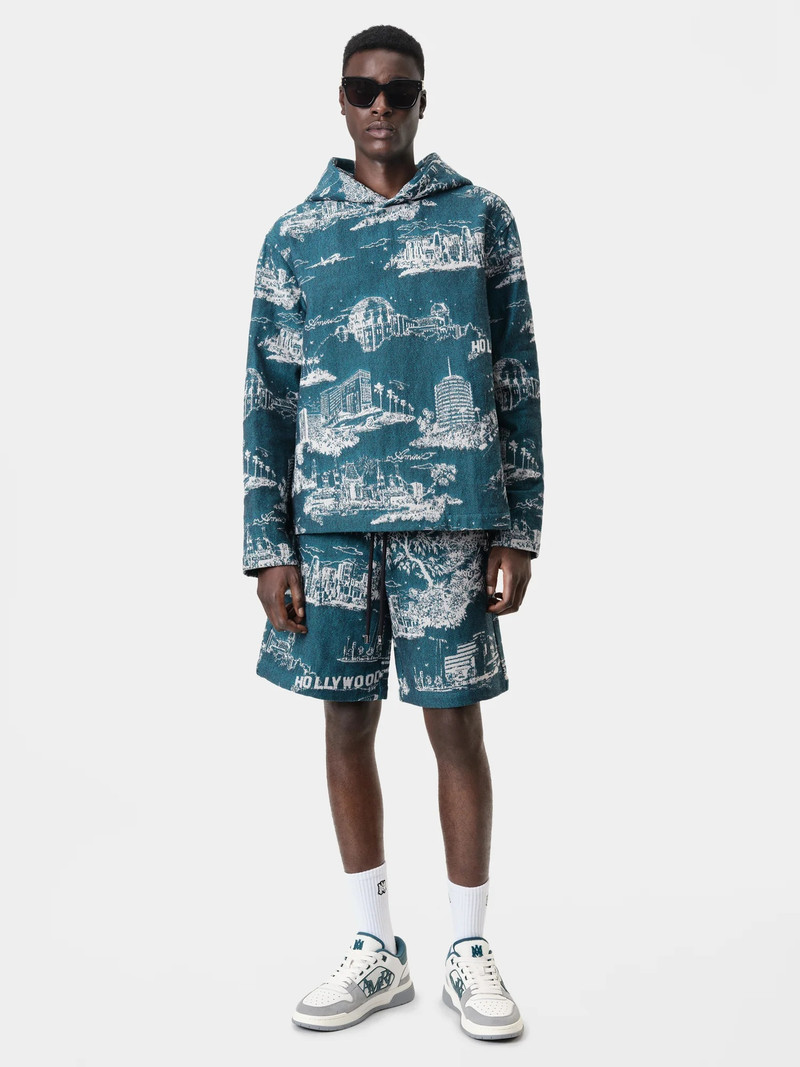 AMIRI LA LANDMARK TAPESTRY HOODIE outlook