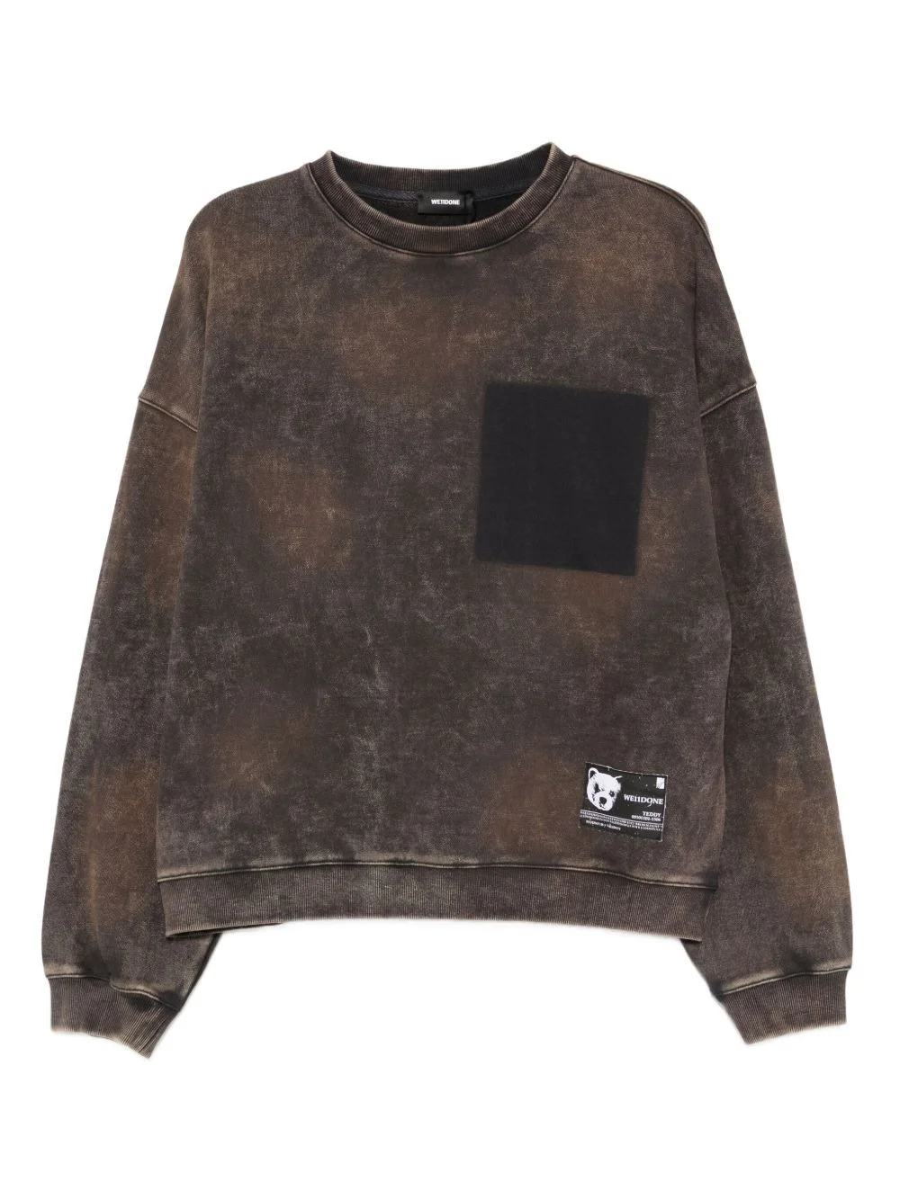 logo-embroidered sweatshirt - 1