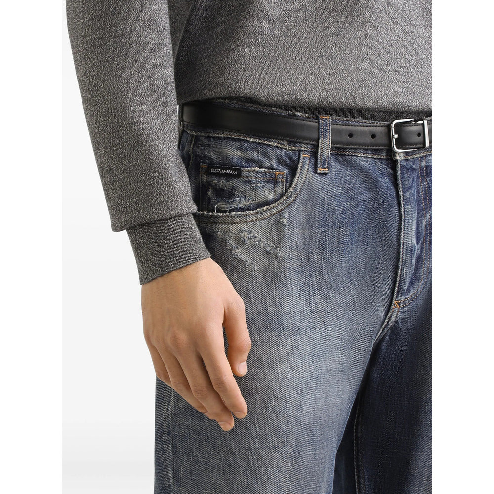 Dolce & Gabbana Blue Denim - Loose-Fit Jeans Men - 3