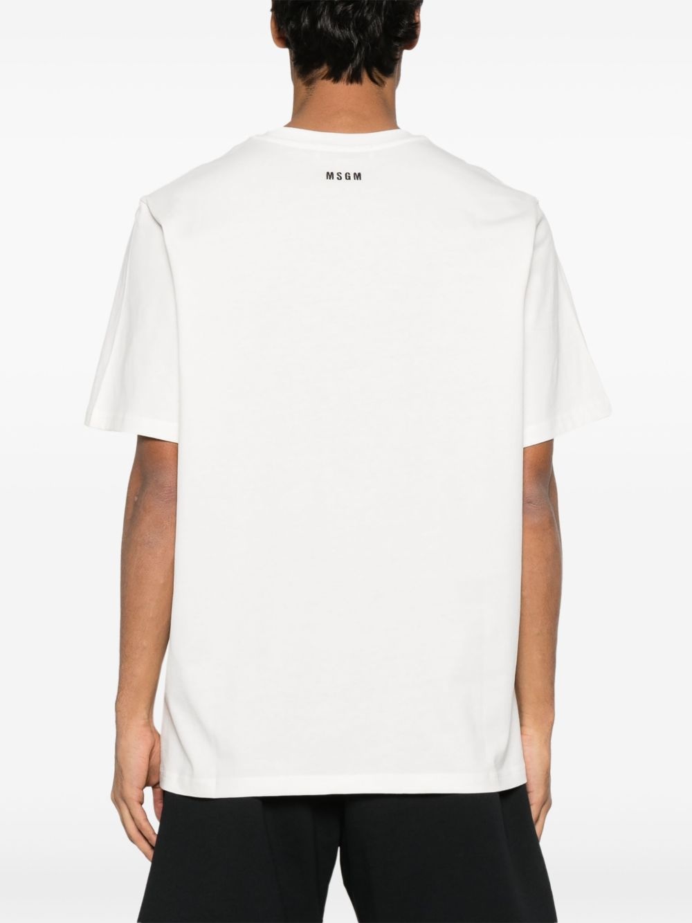 logo-embroidered T-shirt - 3