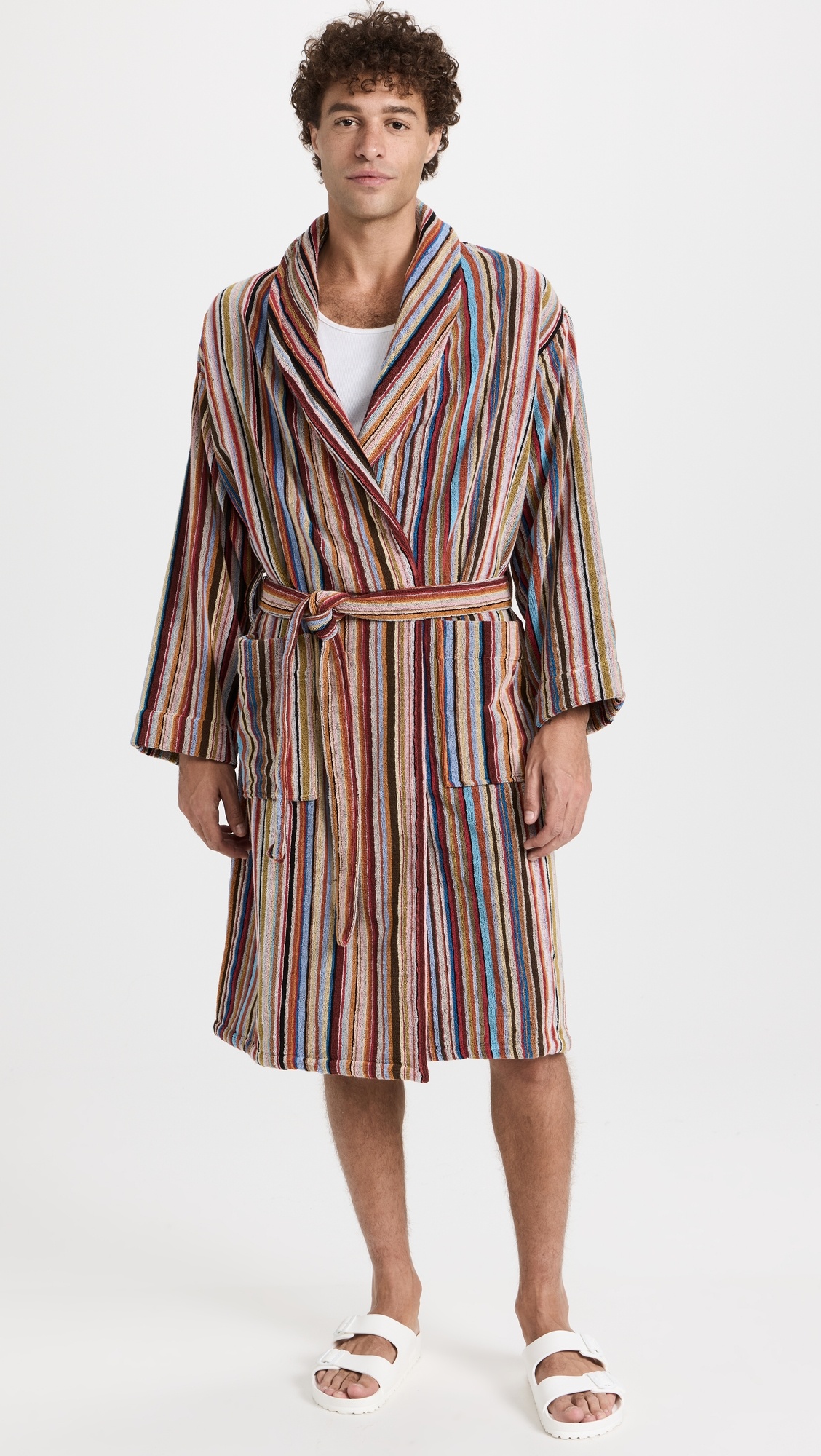 Multi Stripe Robe - 1