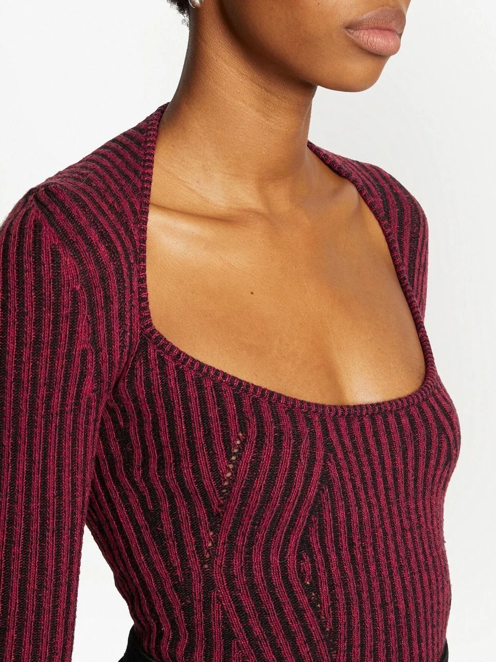 Plated ribbed-knit jumper - 5
