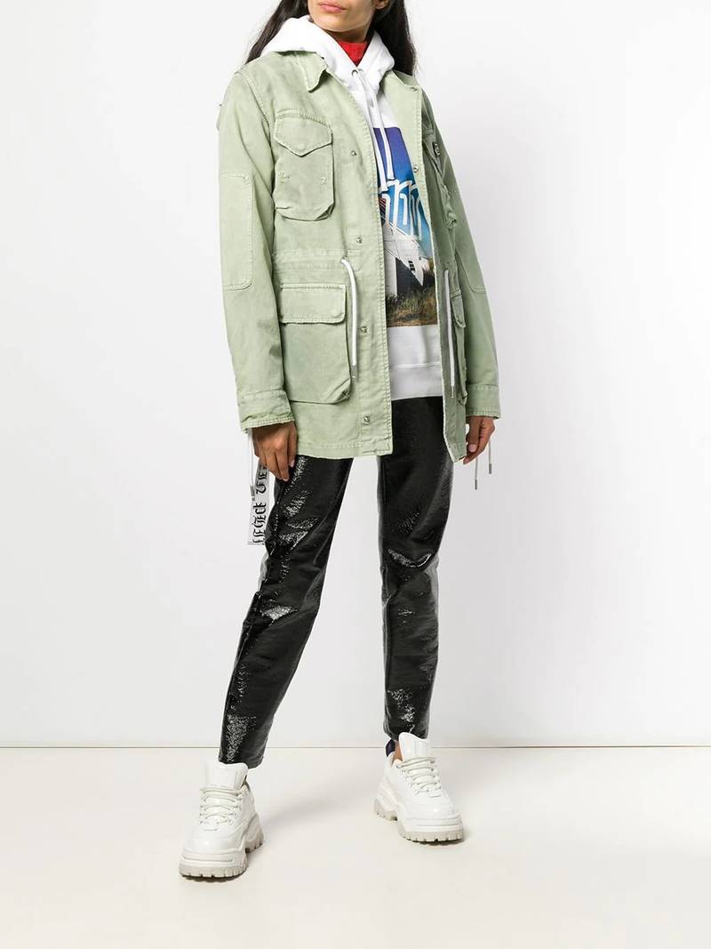 PHILIPP PLEIN multi-patch pocket jacket outlook