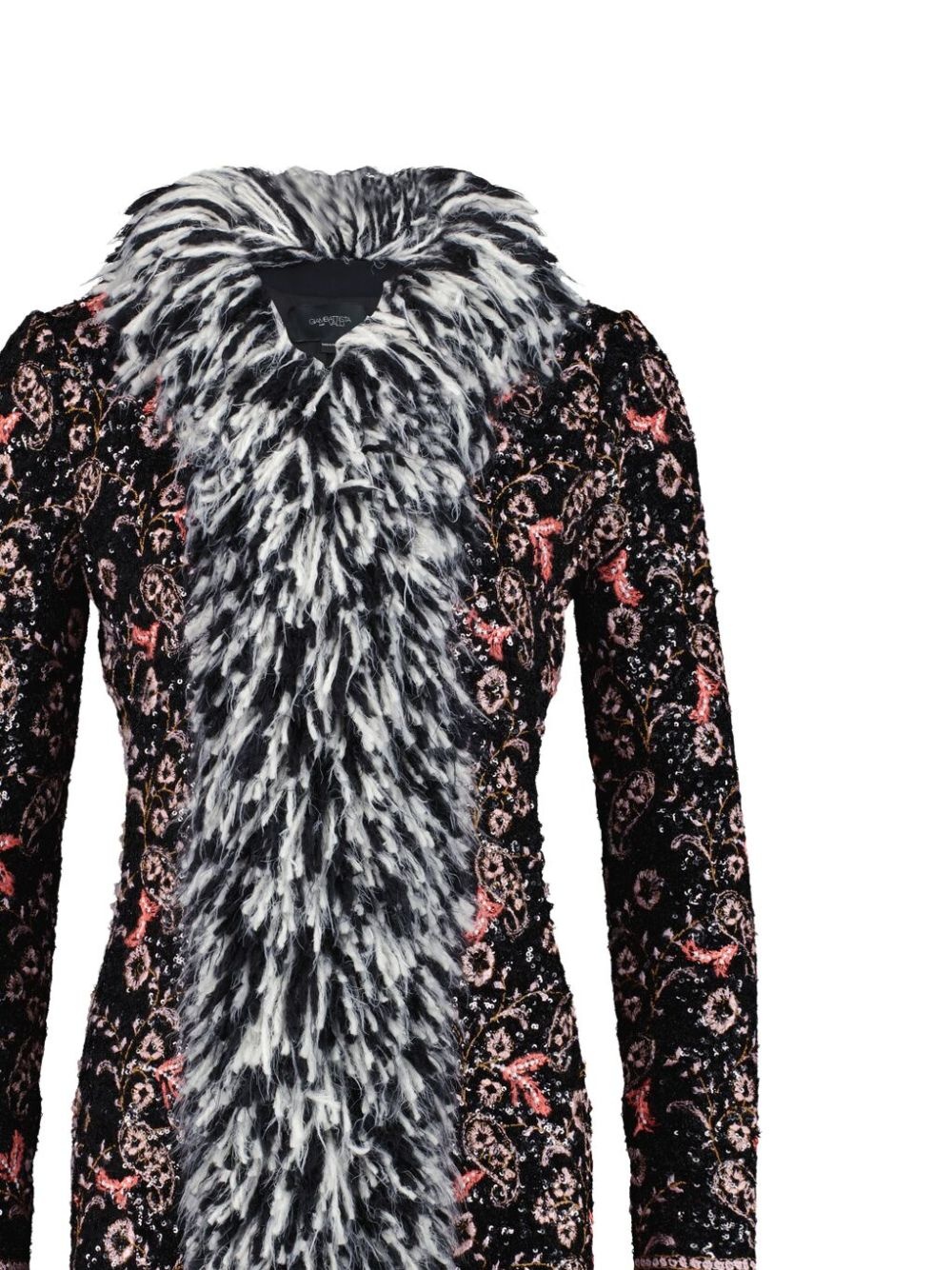 Popping Paisley fringed sequin coat - 2