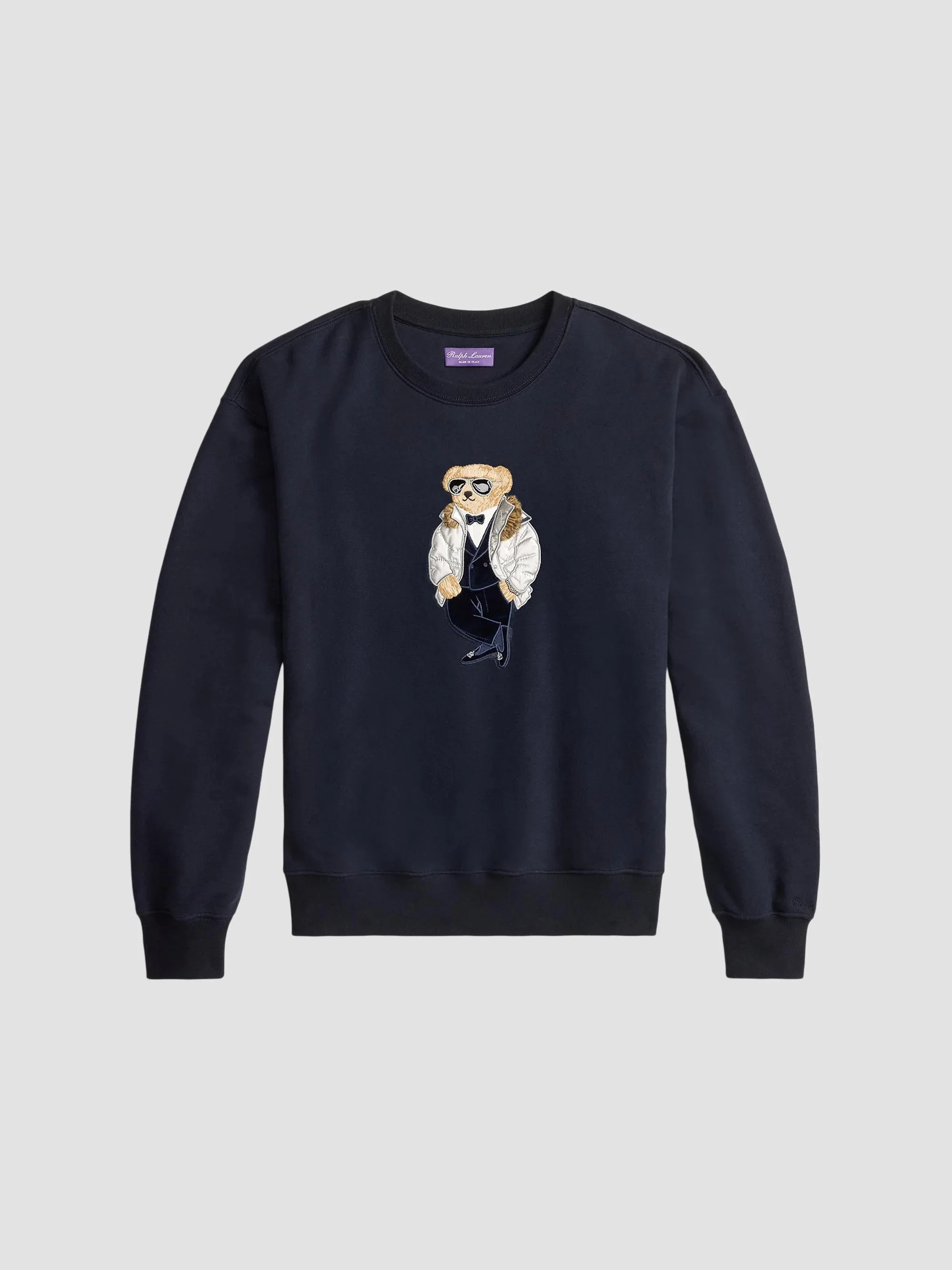 Men's Polo Bear Relaxed-Fit Sweatshirt - Chairman Navy - 1