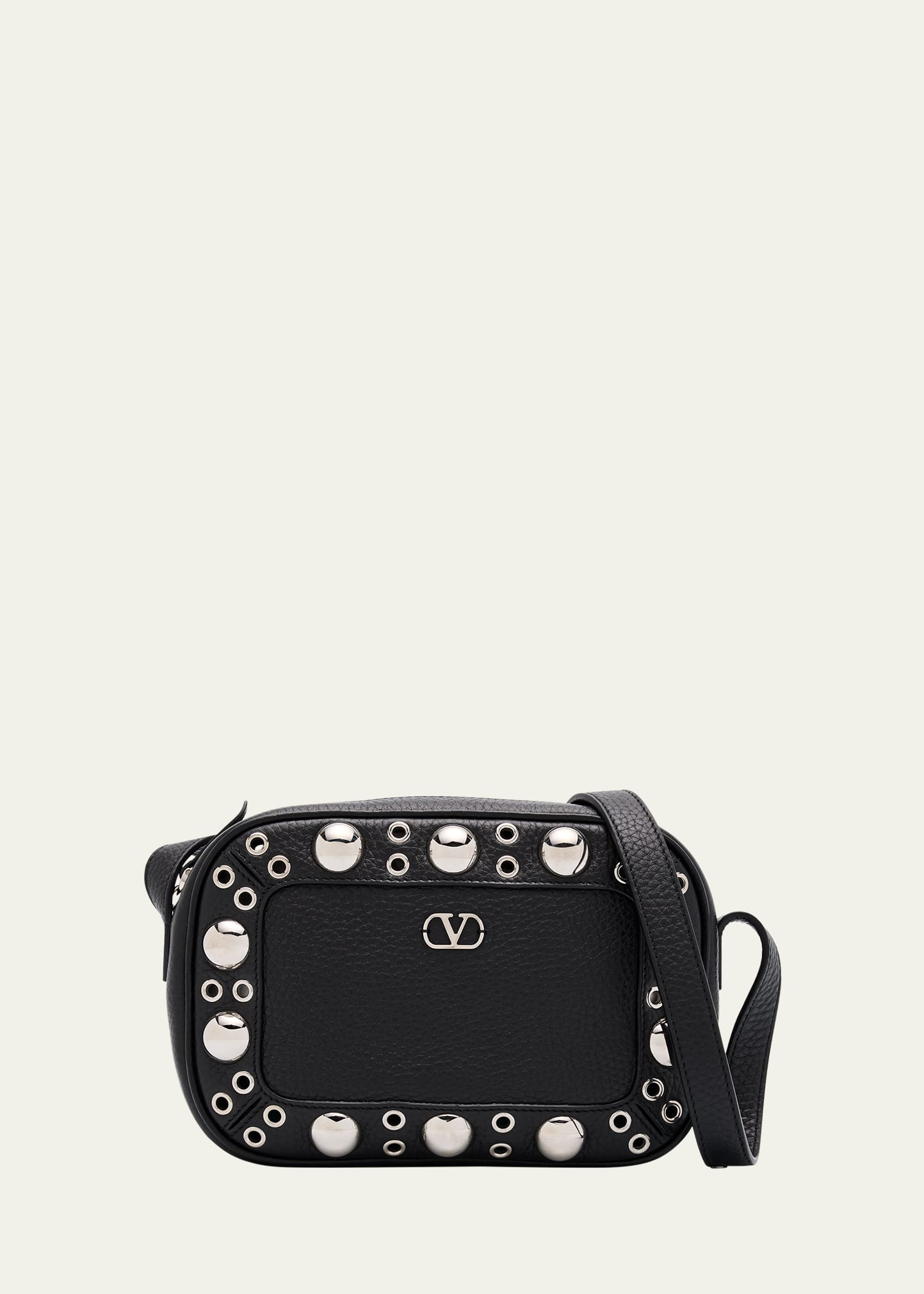 Nellcote Studded Leather Camera Crossbody Bag - 1