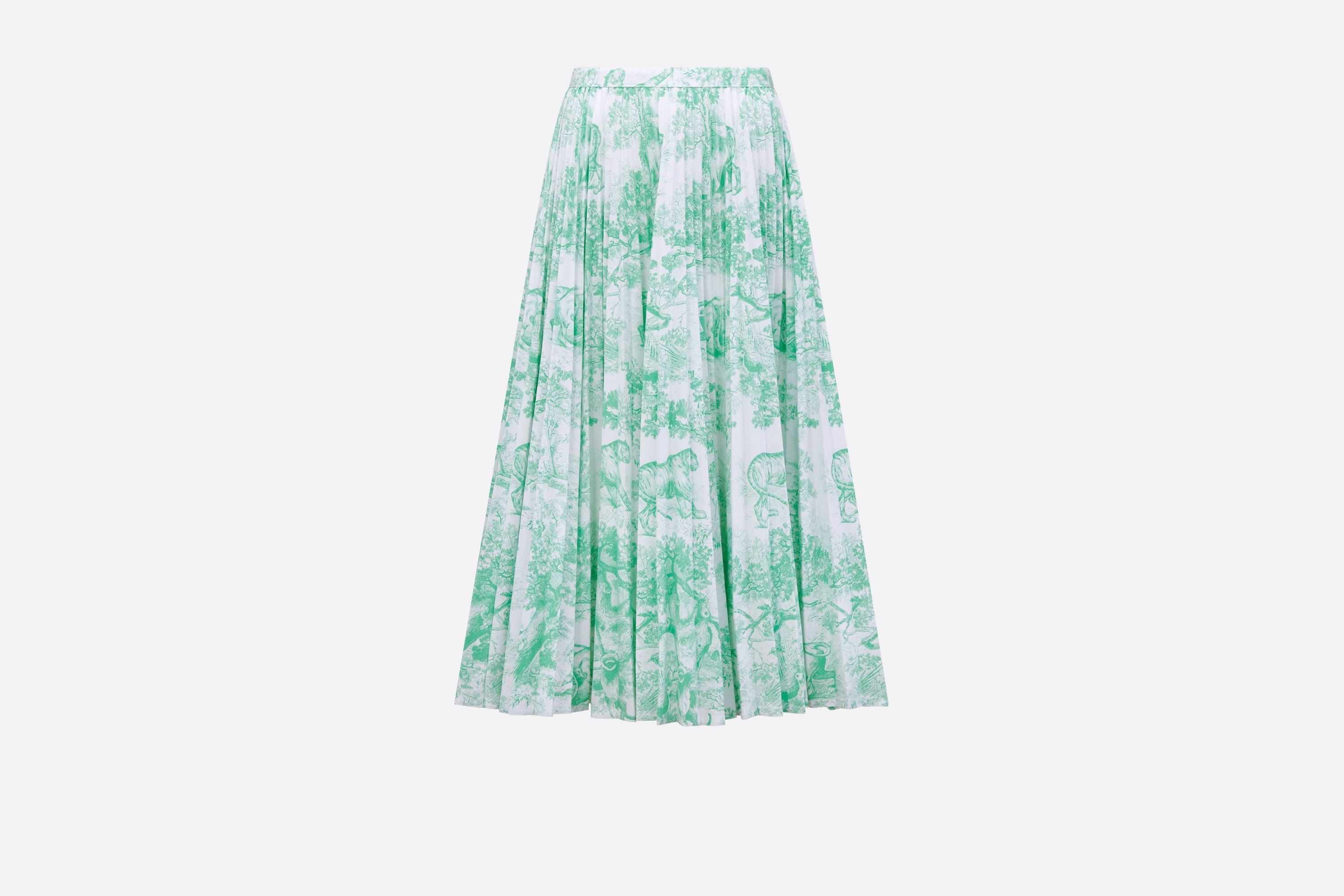 Dioriviera Pleated Mid-Length Skirt - 1