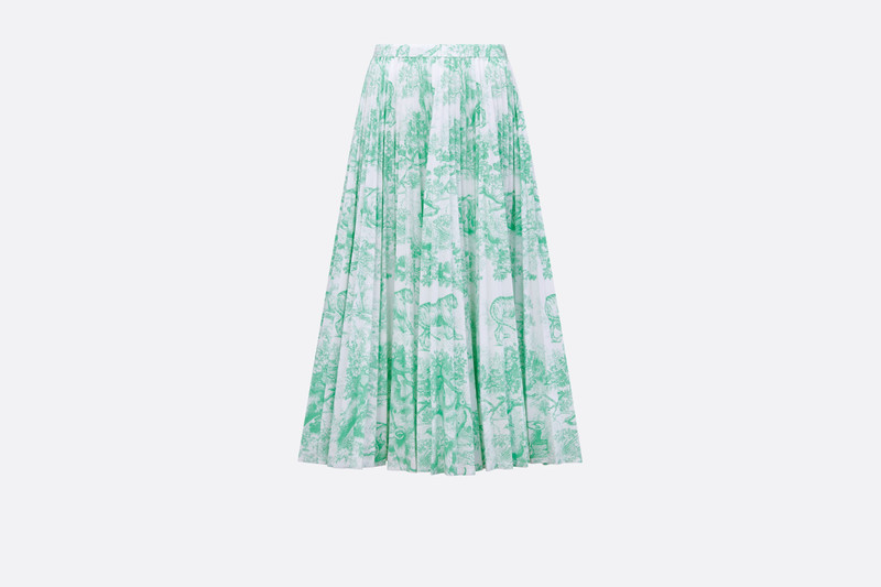 Dioriviera Pleated Mid-Length Skirt 1