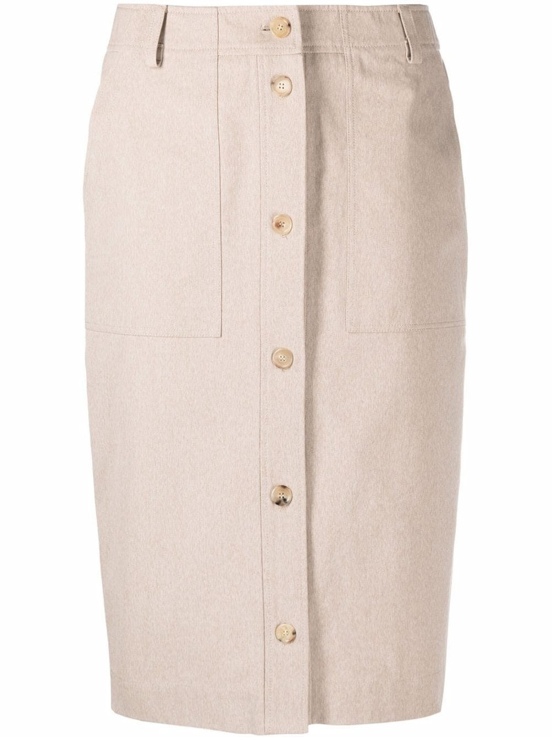 button-up 미디 스커트 1