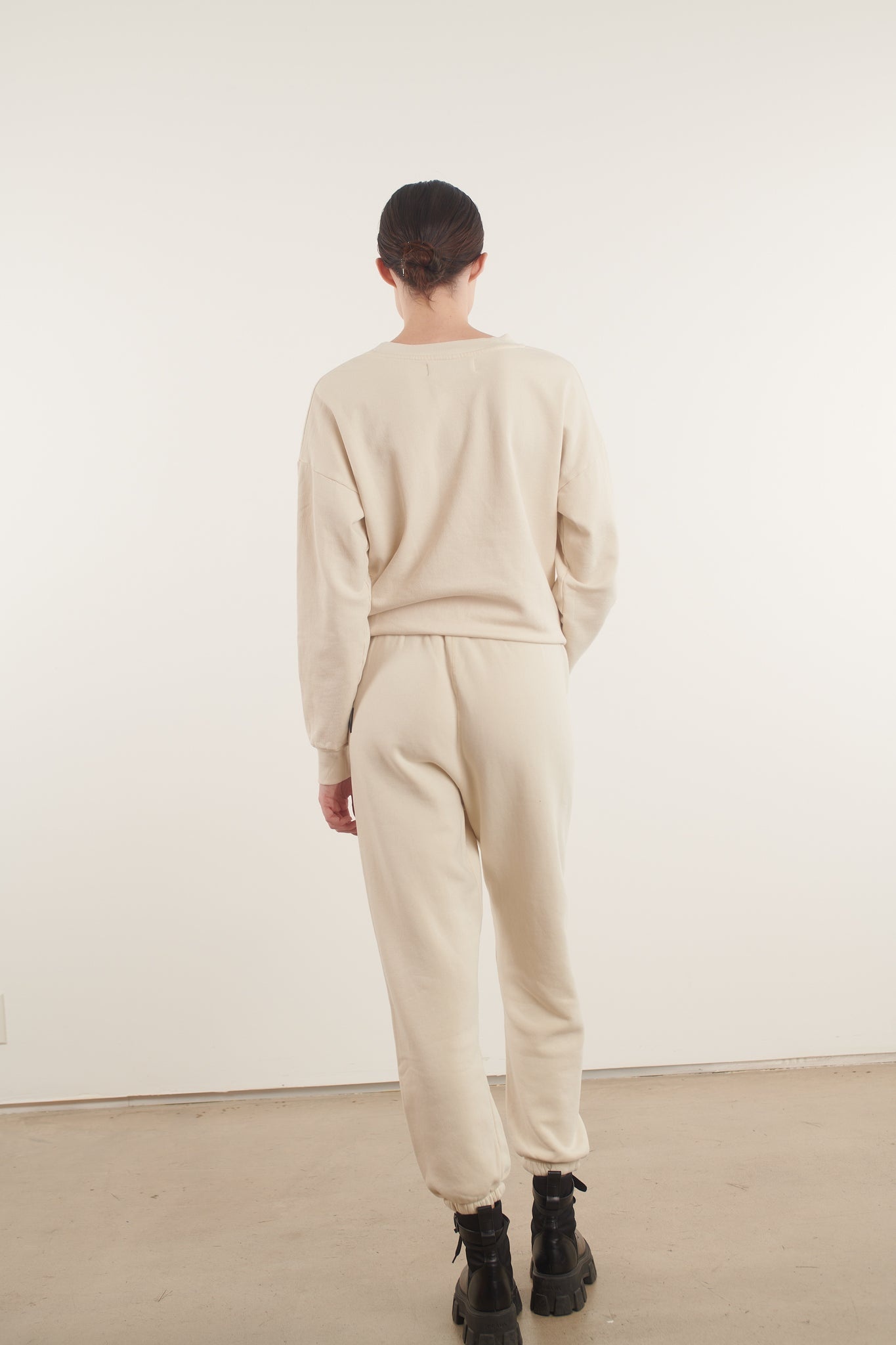 VINTAGE WHITE SMALL LOGO SWEATPANTS - 5
