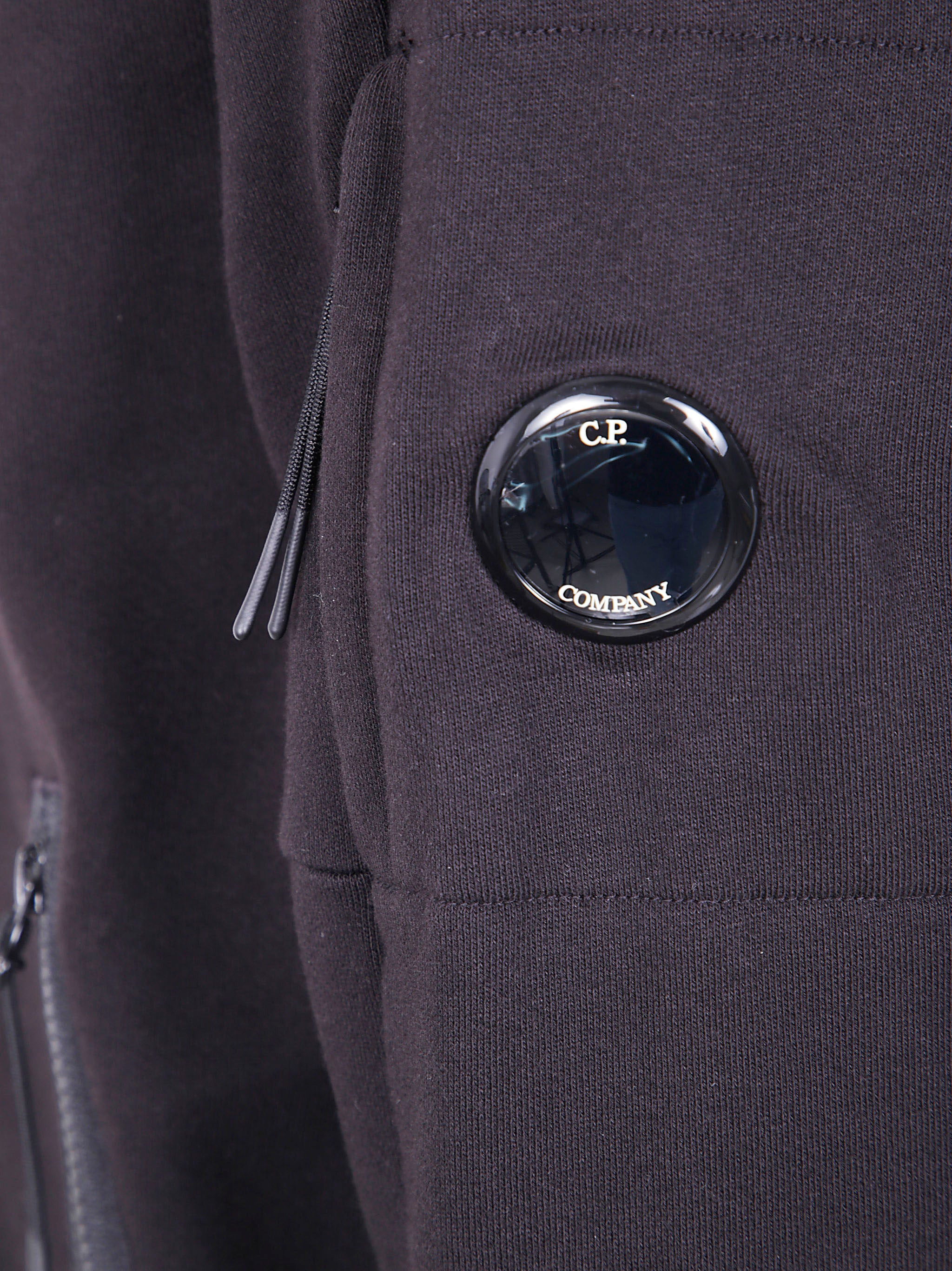 C.P. Company Men Sweatshirts Hooded Open In Diagonal Raised Fleece - 5