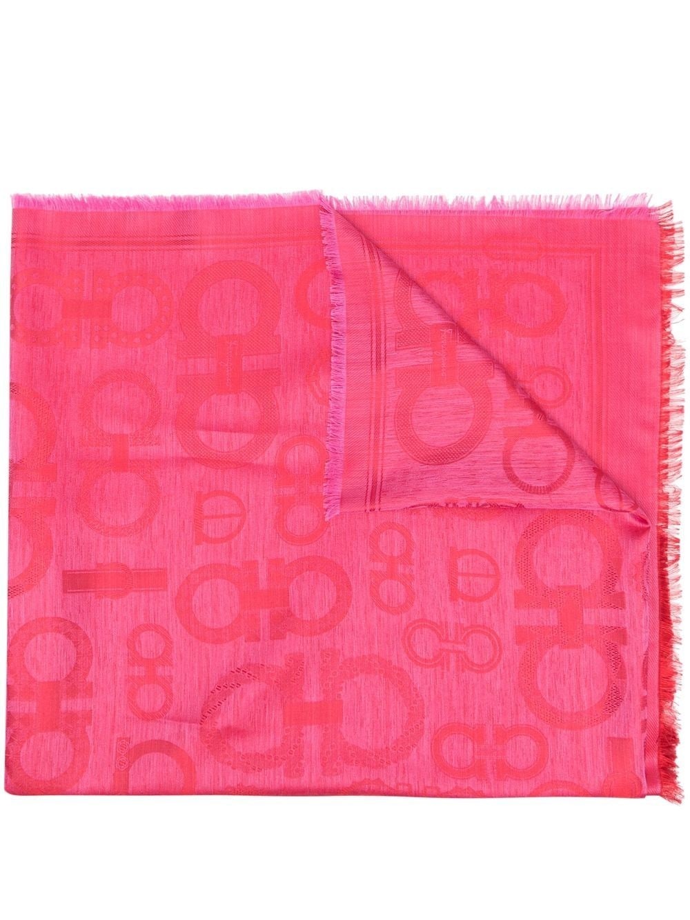 Gancini woven scarf - 1