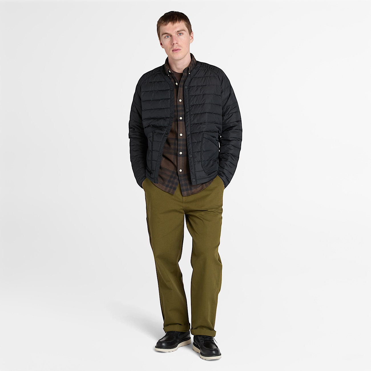 Men's Midweight Flannel Check Shirt - 3