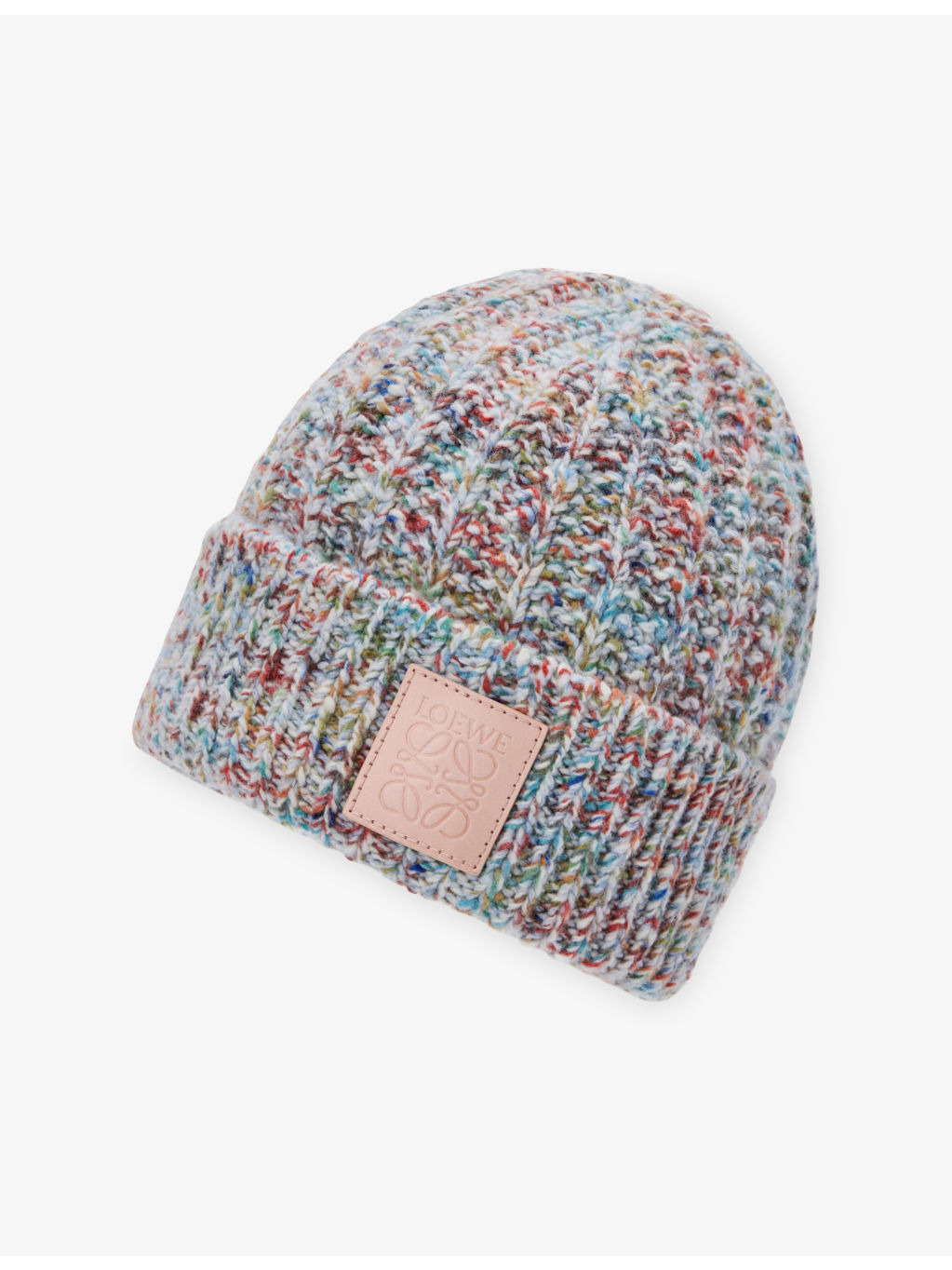 Logo-Patch Wool-Cashmere Blend Beanie - 2