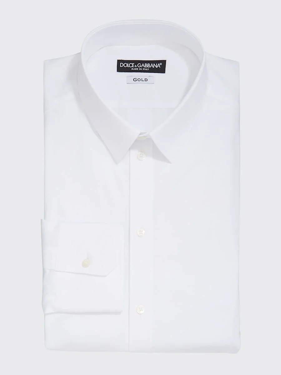 Men's Solid Dress Shirt - 1