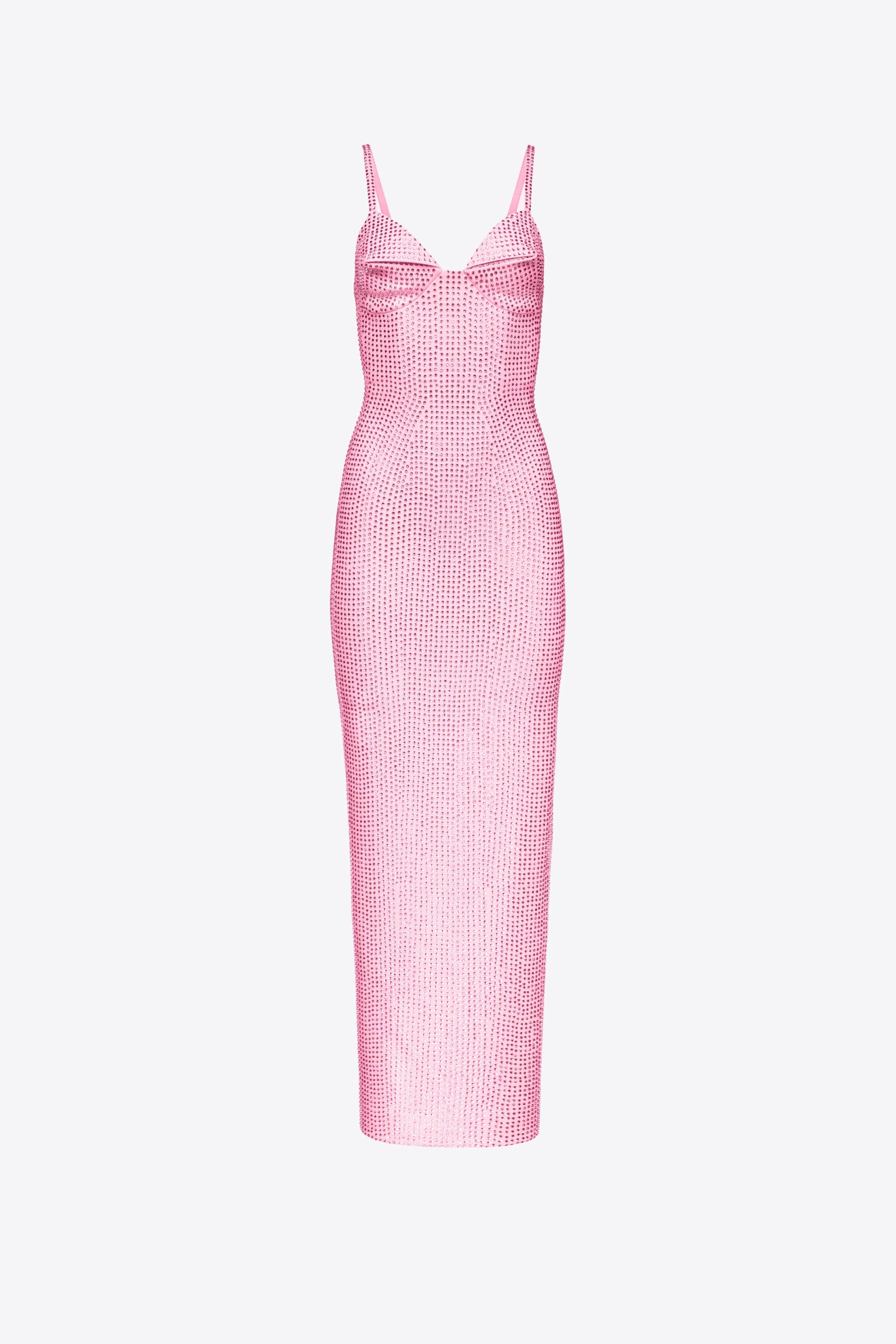CRYSTAL EMBELLISHED GOWN - 1