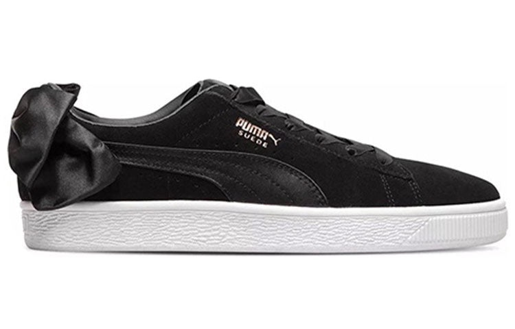 (WMNS) PUMA Suede Bow Wn'S Black 367317-04 - 2