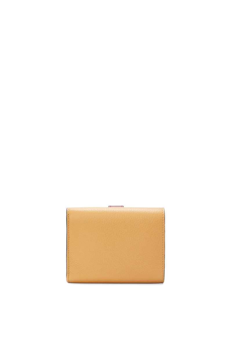 Trifold wallet in soft grained calfskin 5
