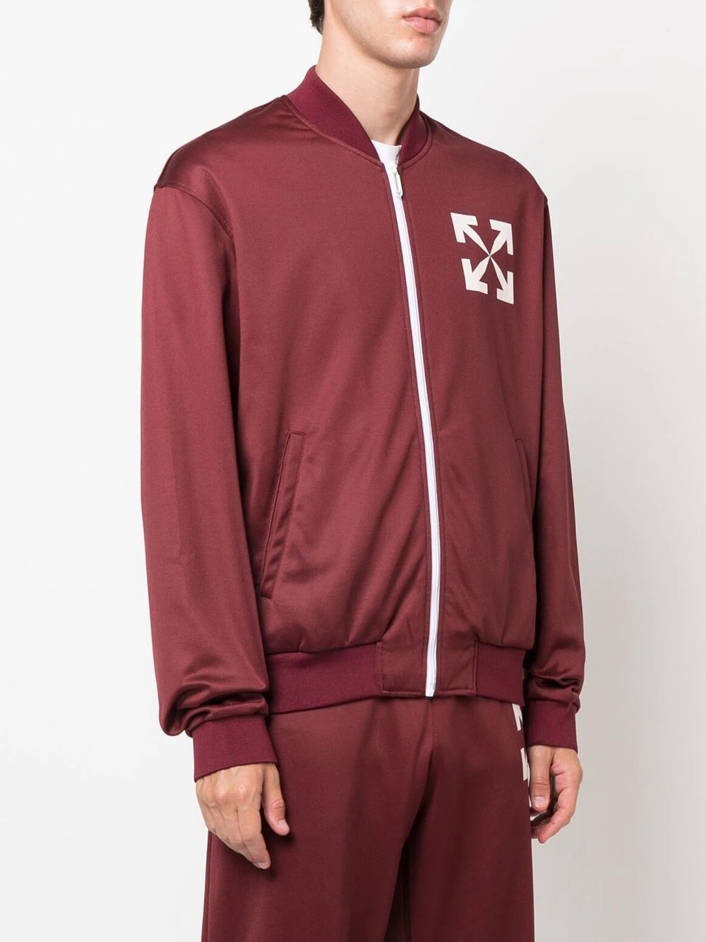 Arrows-motif track jacket - 4