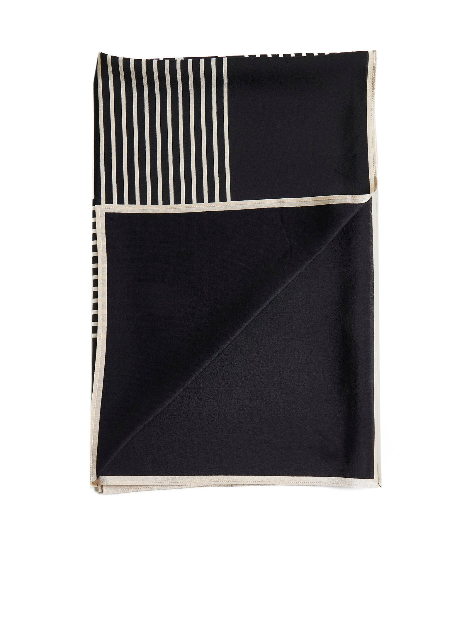 Centered Monogram silk scarf - 2