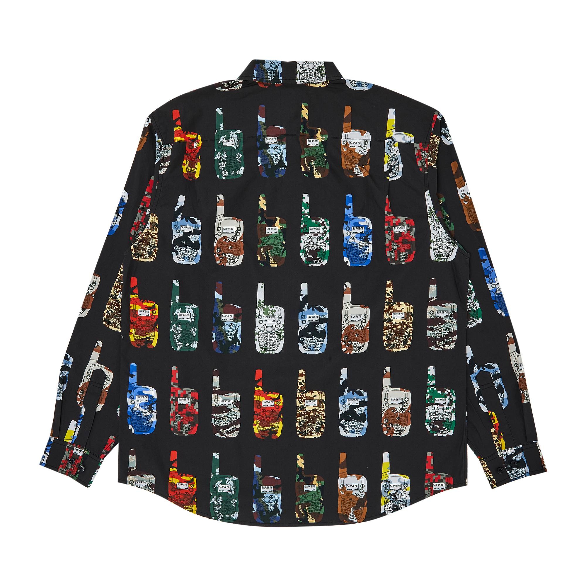 Supreme Supreme black button down shirt