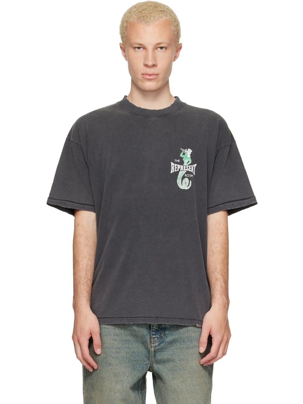 REPRESENT X THE VIPER ROOM DICE T-SHIRT - VINTAGE GREY - 1