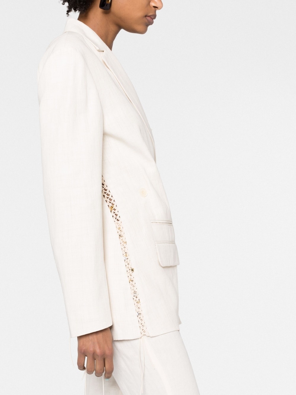 La Veste Tibau Brodée blazer - 3